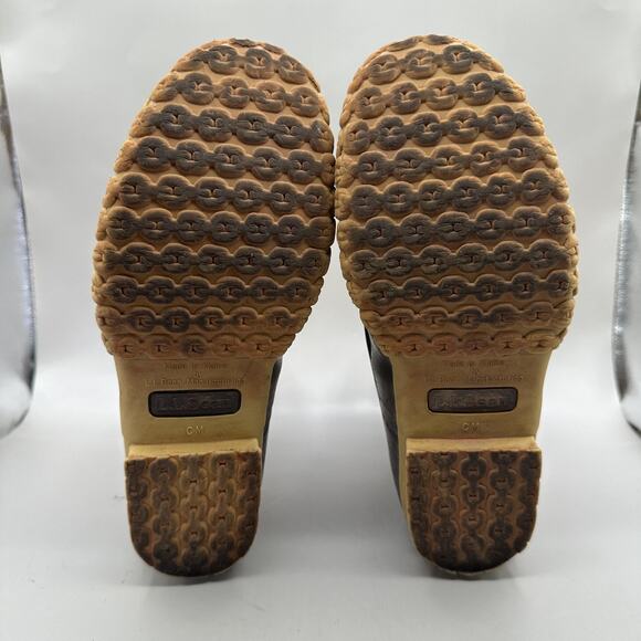 L.L. Bean Boots 8" Duck Boots Womens 6M Brown Leather Lined Made in Maine USA - Picture 6 of 9